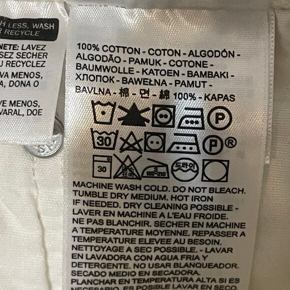 Levi’s 501 Signature Button Fly High Rise Cream Denim Shorts Women's Size 31 - Picture 8 of 10